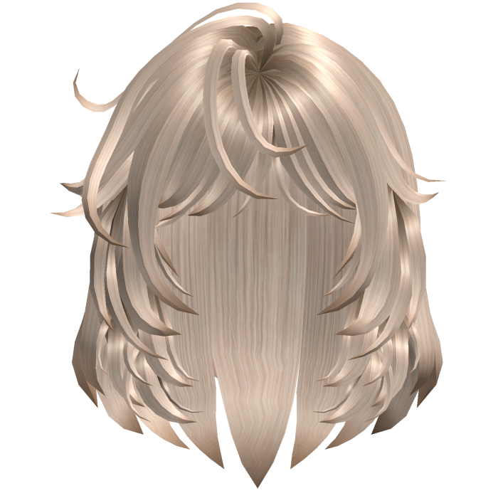 Layered Curtain Bob Hair - Blonde