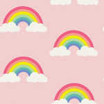 Pink rainbow!