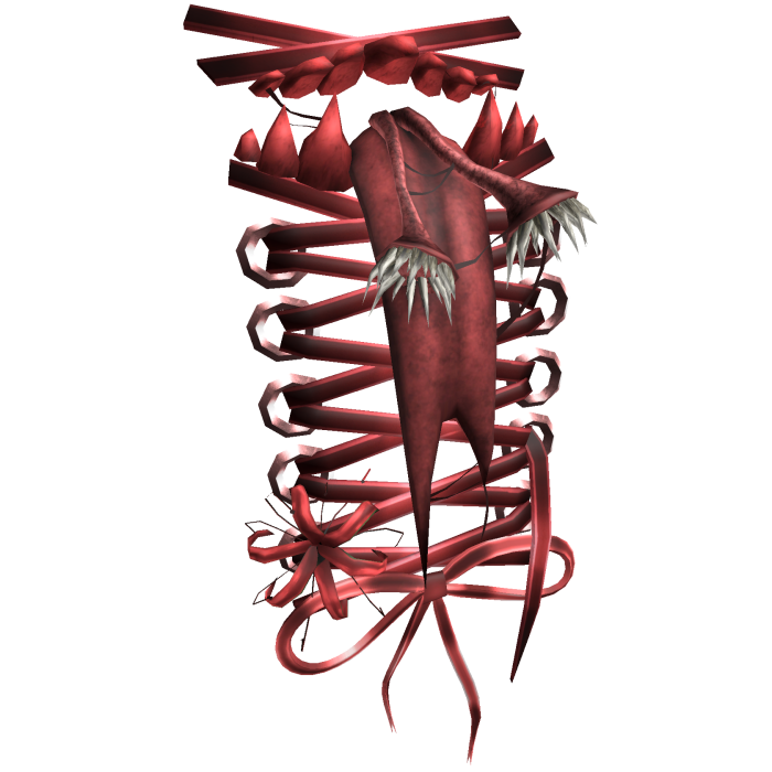 Red Creepycore Head Monster Stitches