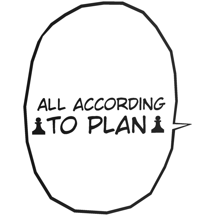 according to plan text | manga quote