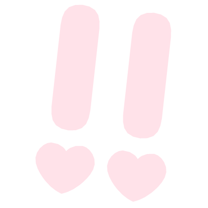 ♡ Cute Glowing Surprised Anime Sticker Pastel Pink Roblox item
