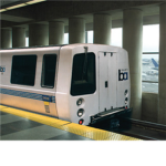 BART Train passengers
