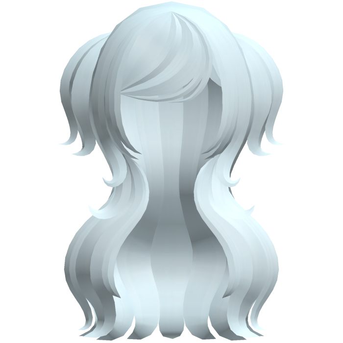 🐾 sweet fluffy curly long angel hair baby blue