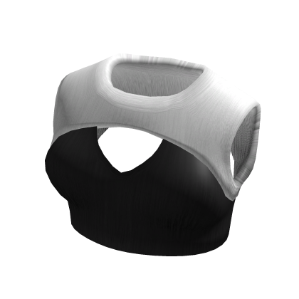 White and Black Cropped