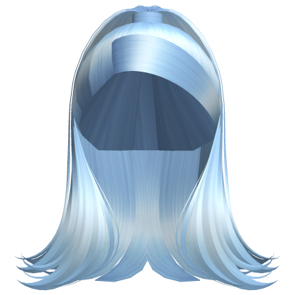 Long Sleek Baddie Ponytail in Ocean Blue Roblox item
