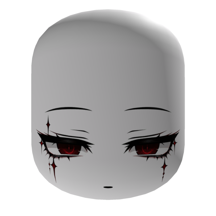 Crimson Gothic Lazy Face