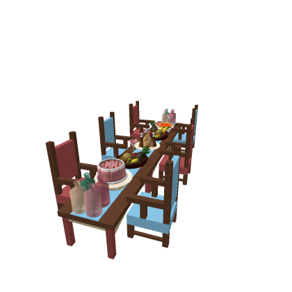 Decorated Dining table