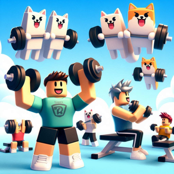 Old-fashioned muscle training simulator
