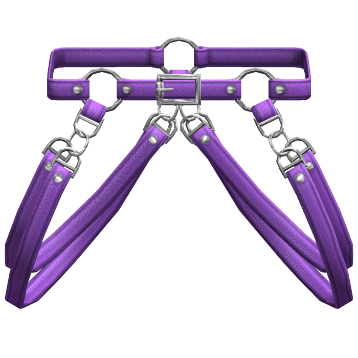 Purple Suspender Hanging Y2K Waist Straps 3.0