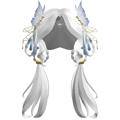 Magical Butterfly White Hair Roblox item