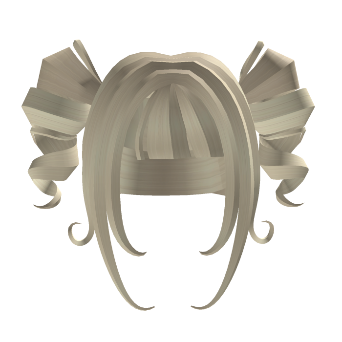 ა sweetheart cutesy blonde curls side bangs 