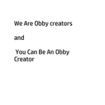 Obby Creators (#비 크리에이터들)