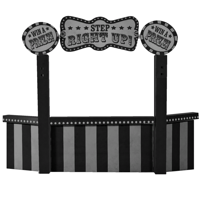 Circus Carnival Stand | Black