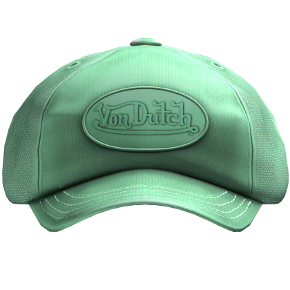 Y2K Scene Trucker Cap (Light Green) Roblox item