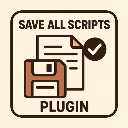 Save All Scripts Plugin