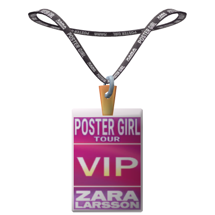 Classic Zara Larsson Tour Lanyard