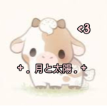 + . 月と太陽 . +