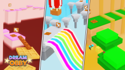 Ucieknij z Dream Obby 🍭 [Mega Łatwy]