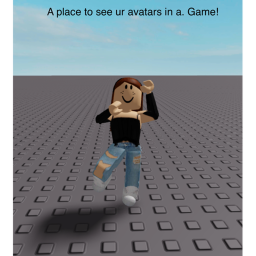 Place for u to see ur outfit in a game