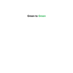 Green to Green