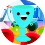 DEFEAT the Wall Obby! Roblox badge thumbnail