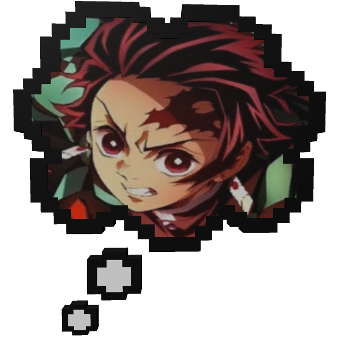 Tanjiro Kamado Demon Slayer | Thinking Bubble 