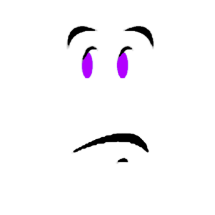 Purple Eyeroll Roblox decal