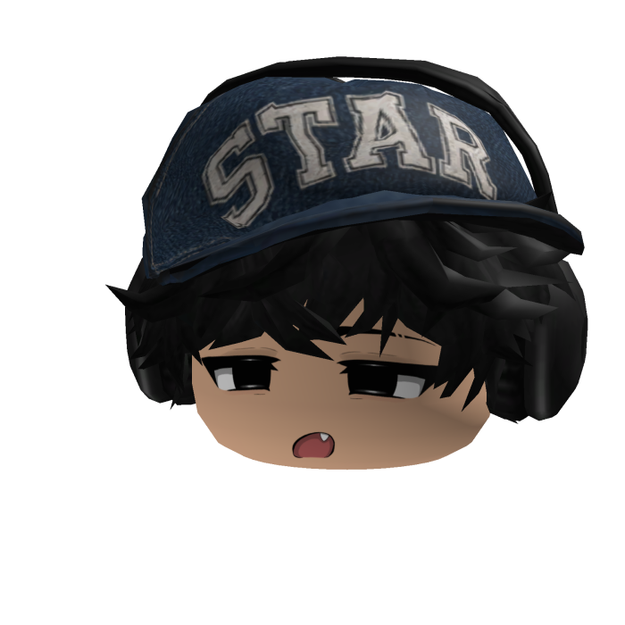 Emo Boy Blue Hat Combo y2k