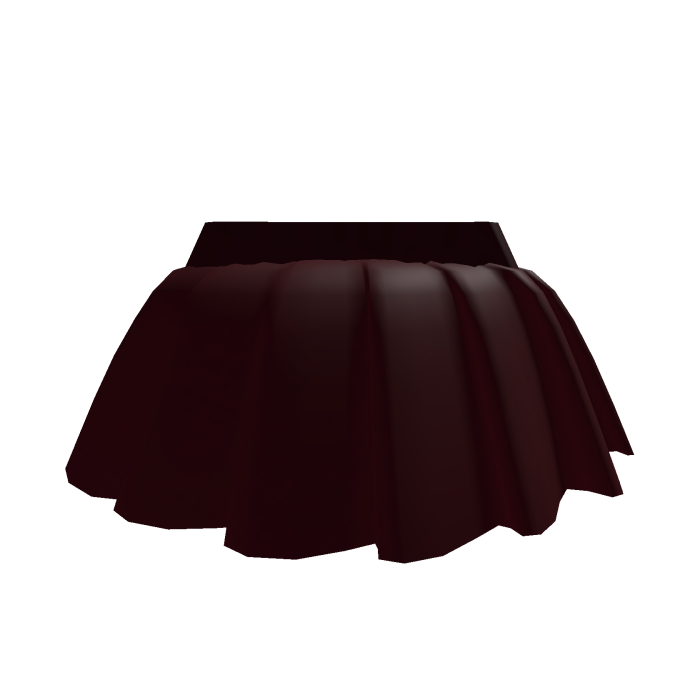 ❤️ Dark Red Pleated Skirt [Short] [1.0]