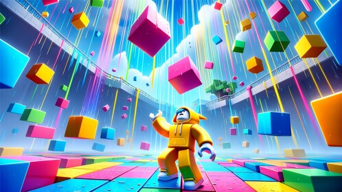 Color Raining Blocks