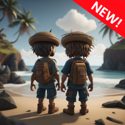 Stranded (Two Player Tycoon) [70K PLAYS] UPDATE!