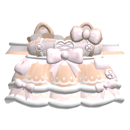  ʚ ︵ cute christmas pink gingerbread kitty dress