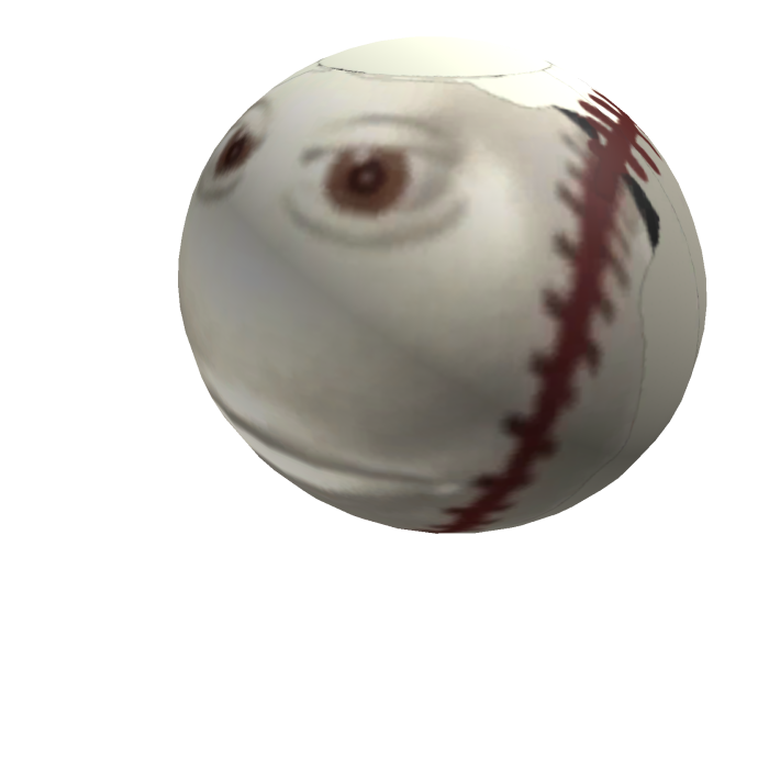 Baseball with Face