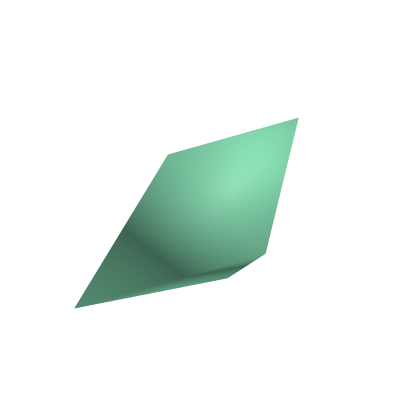 Mint Low Poly Bunny Tail Roblox item