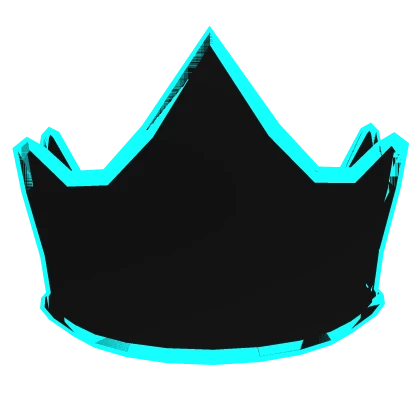 Animated Cartoony Cyan Crown | Roblox Item - Rolimon's