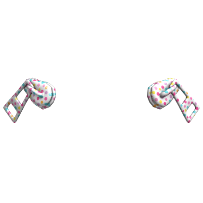 Y2k Zipper Hairclips Confetti Roblox item