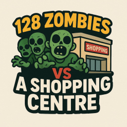 128 Zombies VS A Shopping Center