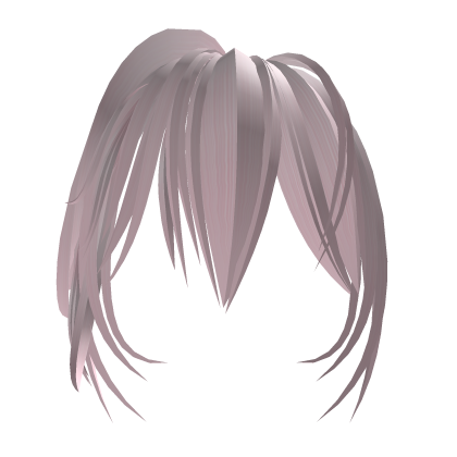 Light Pink Overgrown Anime Bangs