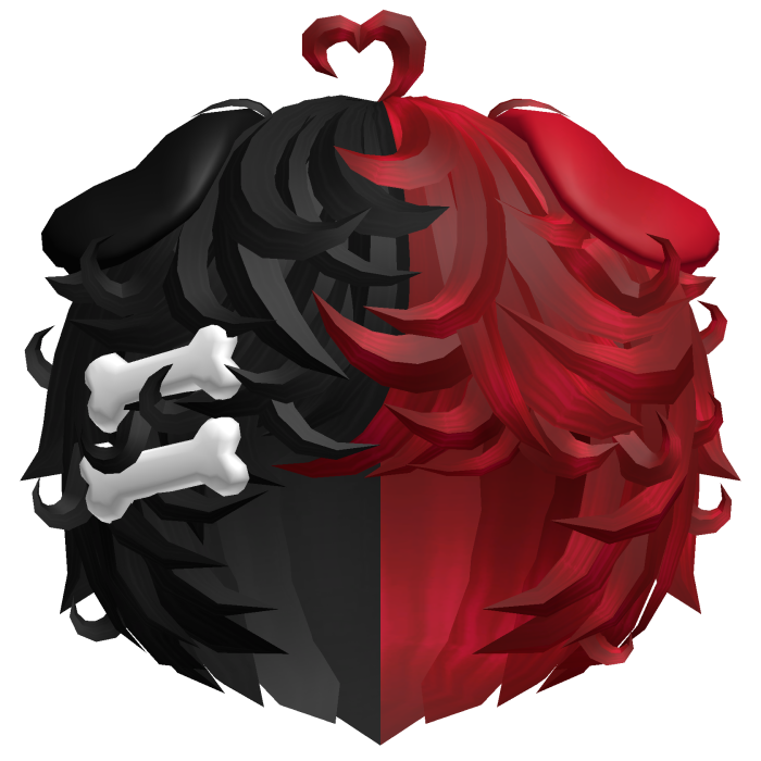 🦴 cute black&red kawaii curly messy puppy boy