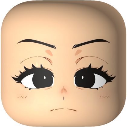 Gentle Calm Face - Light Roblox item