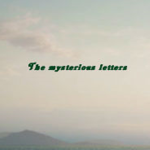 The mysterious letters