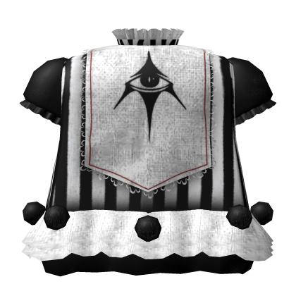 ҂ ♧ black gothic pierrot silly circus jester dress