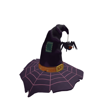 Spider Witch Hat – Gothic Purple 🕷️