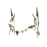 [ pbr ] Snow Coated Gold Antlers [ v1 ]