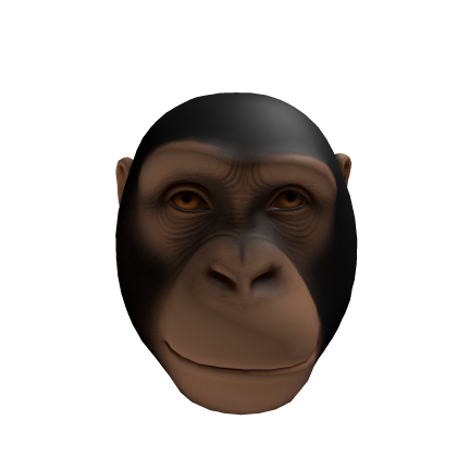 Chimpanzee Head Roblox item