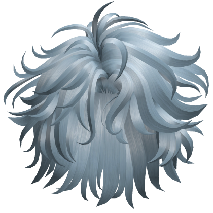 Messy Wavy Shag Hair - Ice Blue