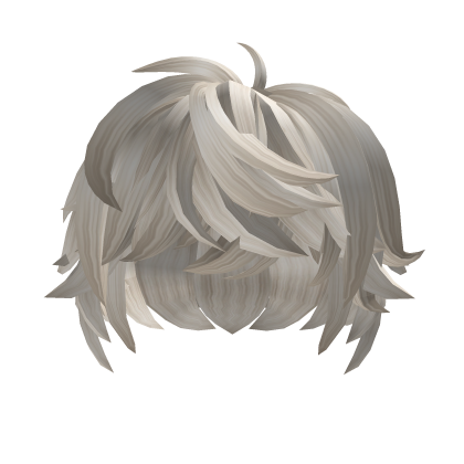 ७White Blonde Messi Fem Catboy Hair७ Roblox item