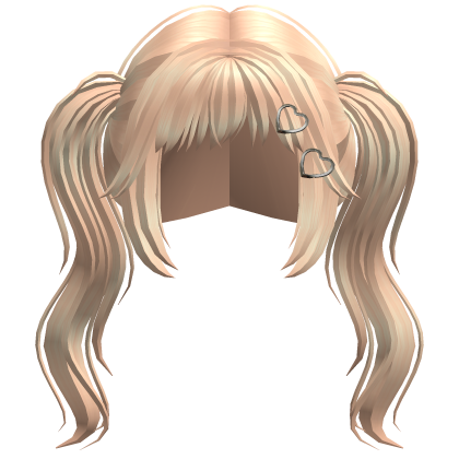 Curly Fairy Pigtails (Blonde) Roblox item
