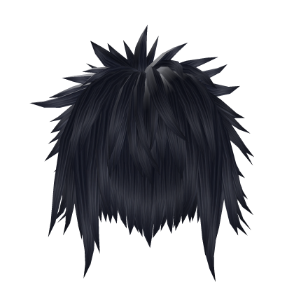 Long Shaggy Spiky Emo Blue Hair Roblox item