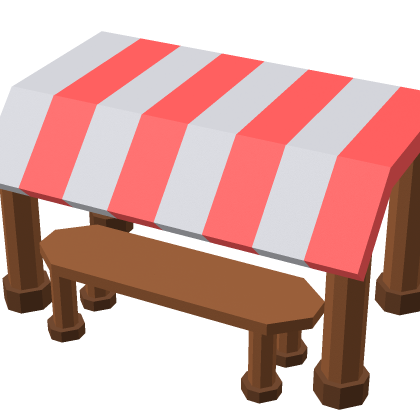 Low-Poly Shop/Merchant Tent